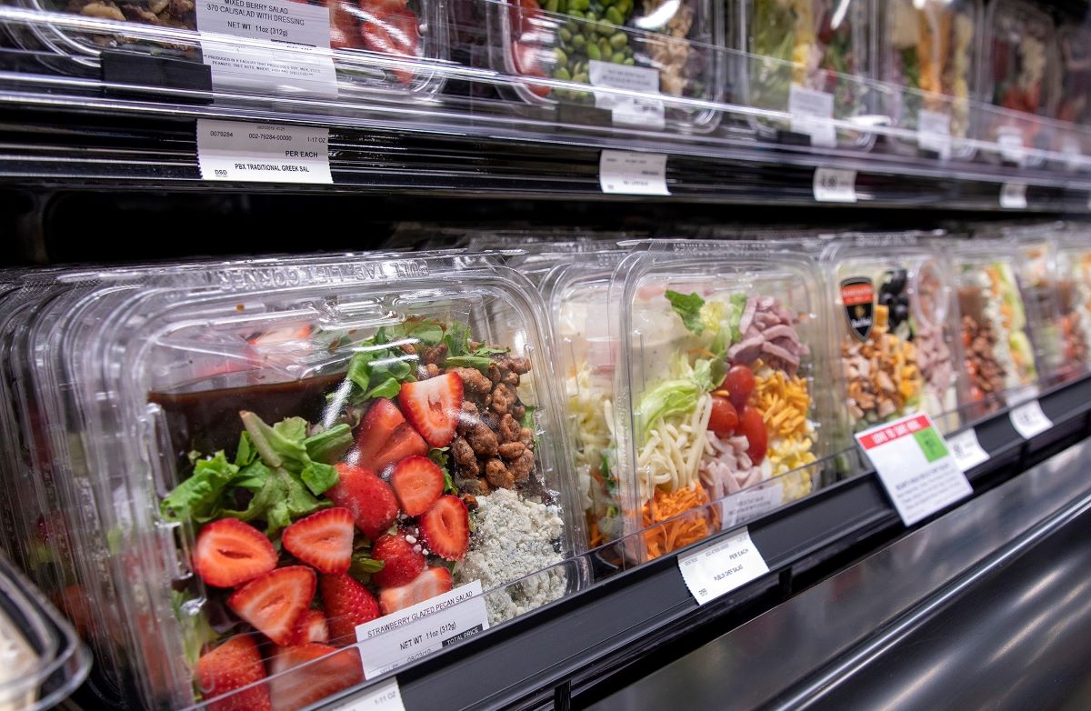 fresh fruit and veg at a local grocery store