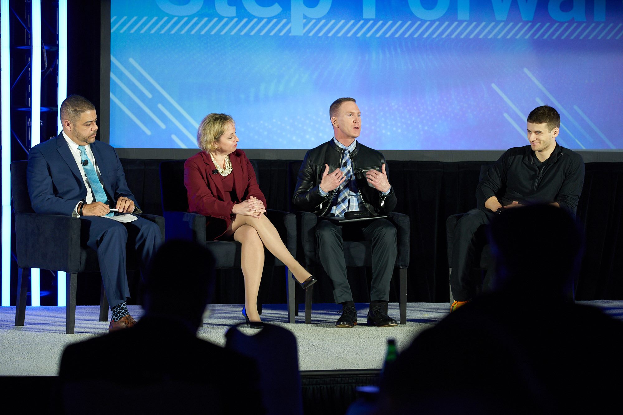 Ro CEO and founder speak in a tech conference