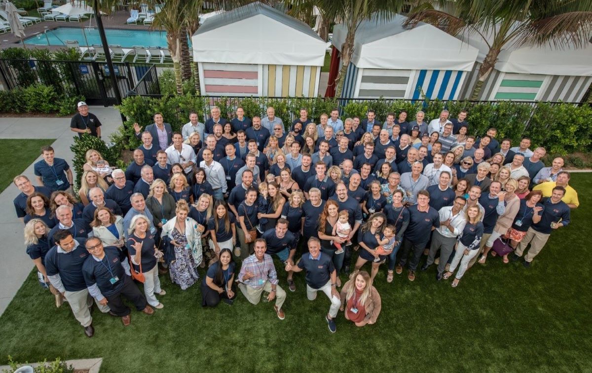 R.D Olson staff at the company's annual event