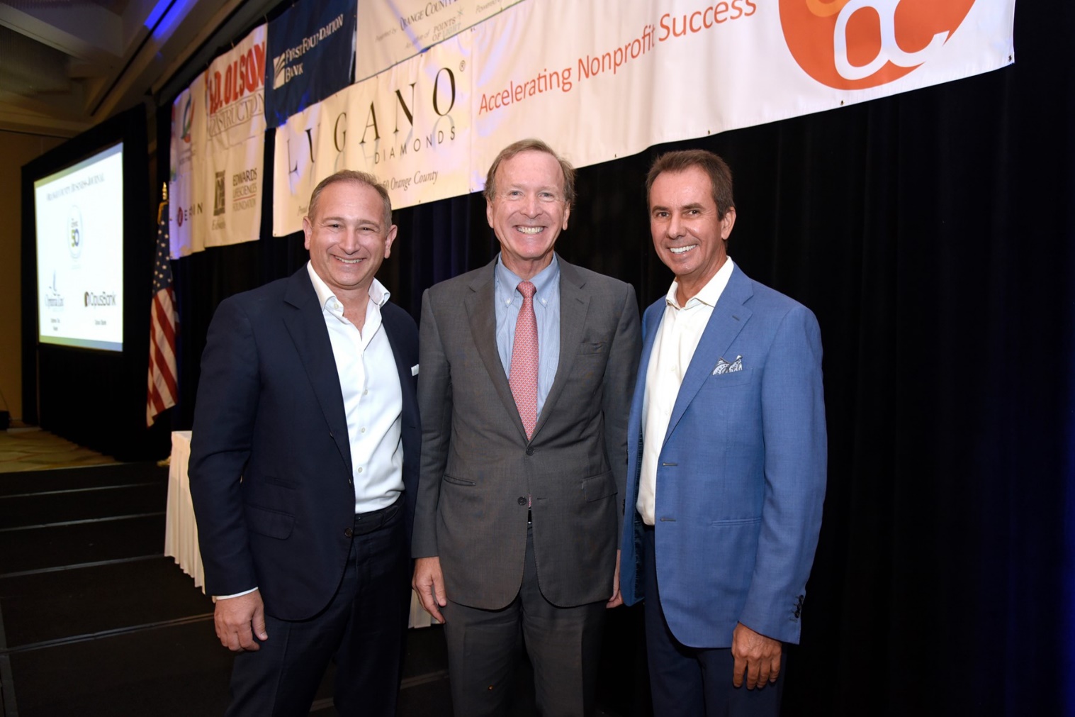 R.D Olson leadership in Nonprofit event