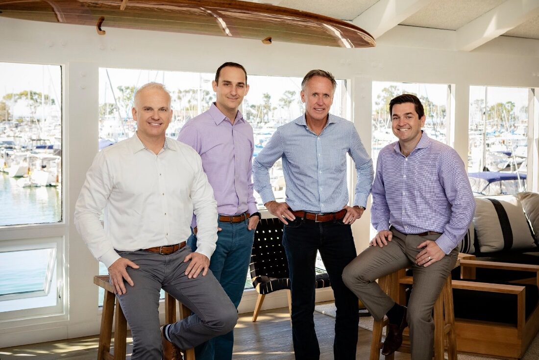 R.D Olson leadership team at a beach hotel