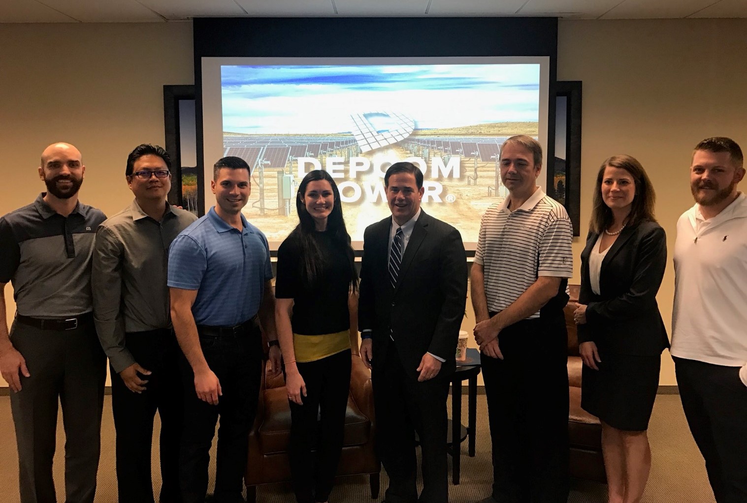 DEPCOM Power leadership in a meeting with vendors