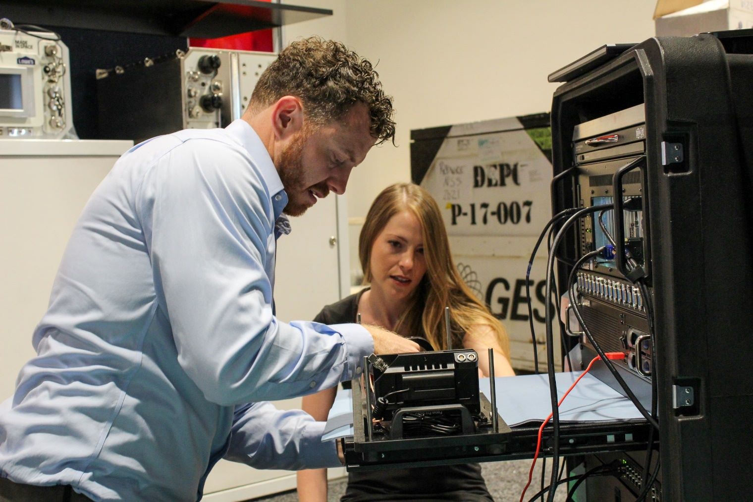 Redwire Space engineers work on product prototype