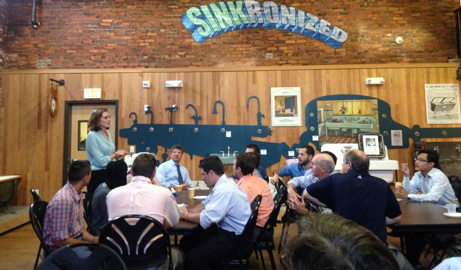 JC Cannistraro engineers in a training session