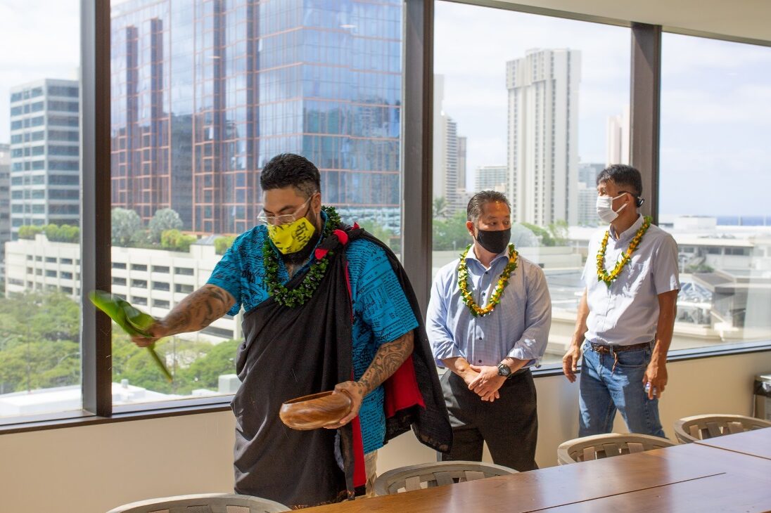 NAN leadership team in a tradition ceremony of the office