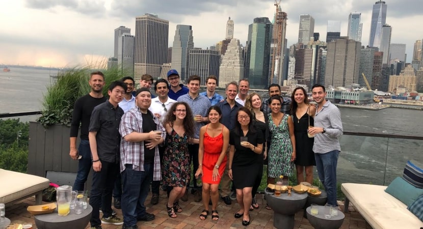 Ocrolus team at the headquarter office in New York