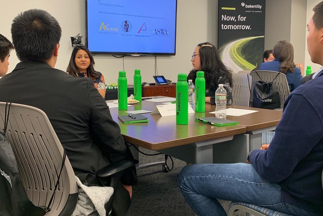 Baker Tilly team in a workshop and training