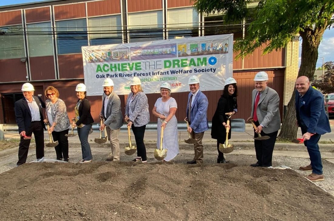 Walsh group management team in ribbon cutting ceremony