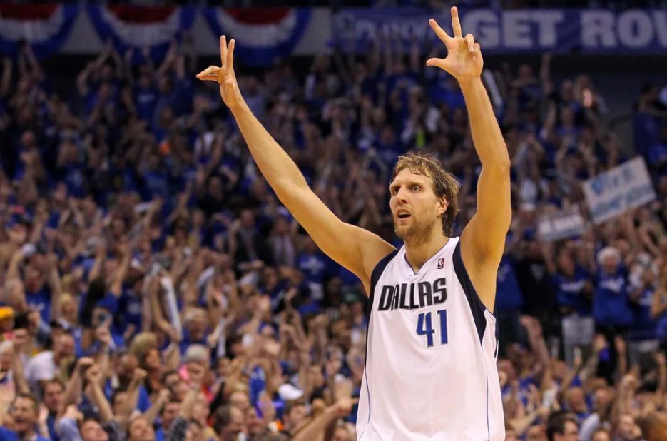 NBA player from Dallas in a game