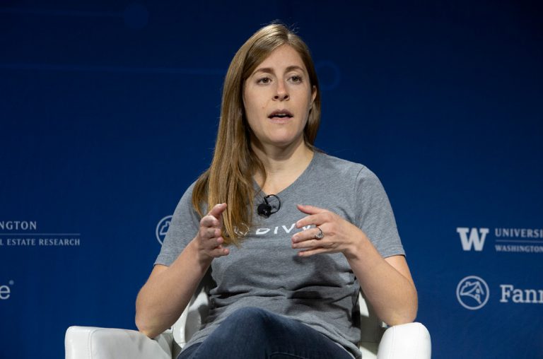 Adena Hefet in a talk at Real Estate research conference