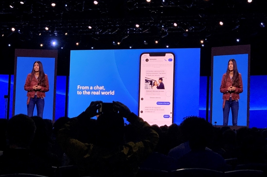 Sephora staff demo app with chat-to-reality concept t