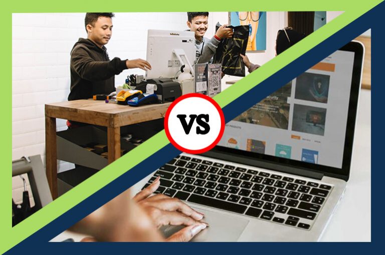 Brick And Mortar Vs Online Creates Opportunities And Challenges For Businesses-Featured Image