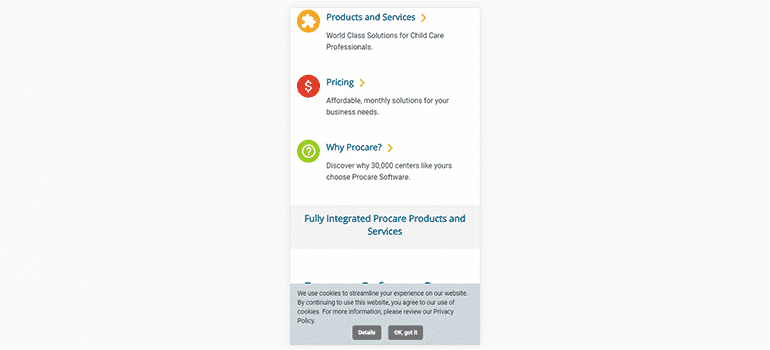 Procare Software-Mobile 2