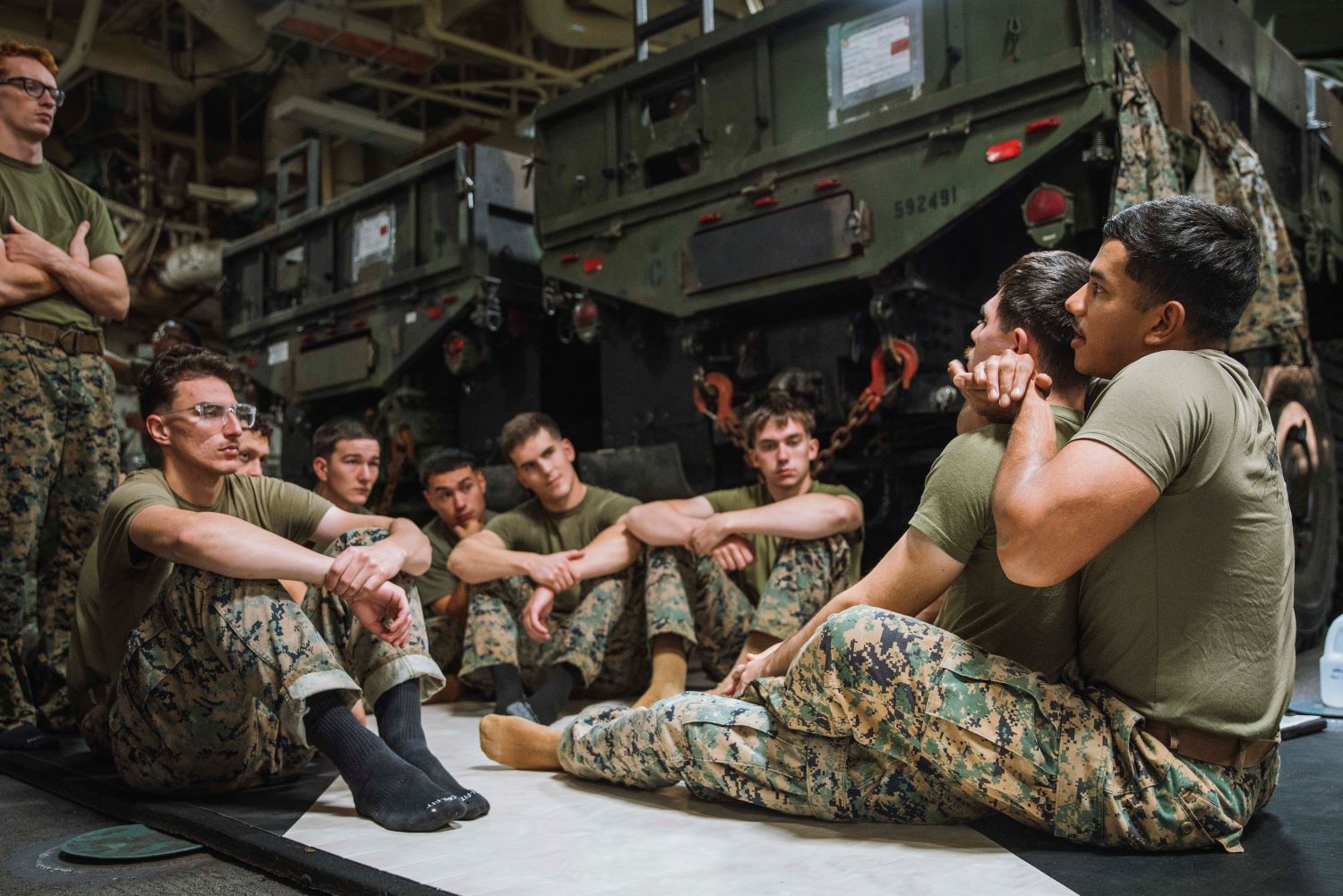 demonstration of a modified rear choke technique