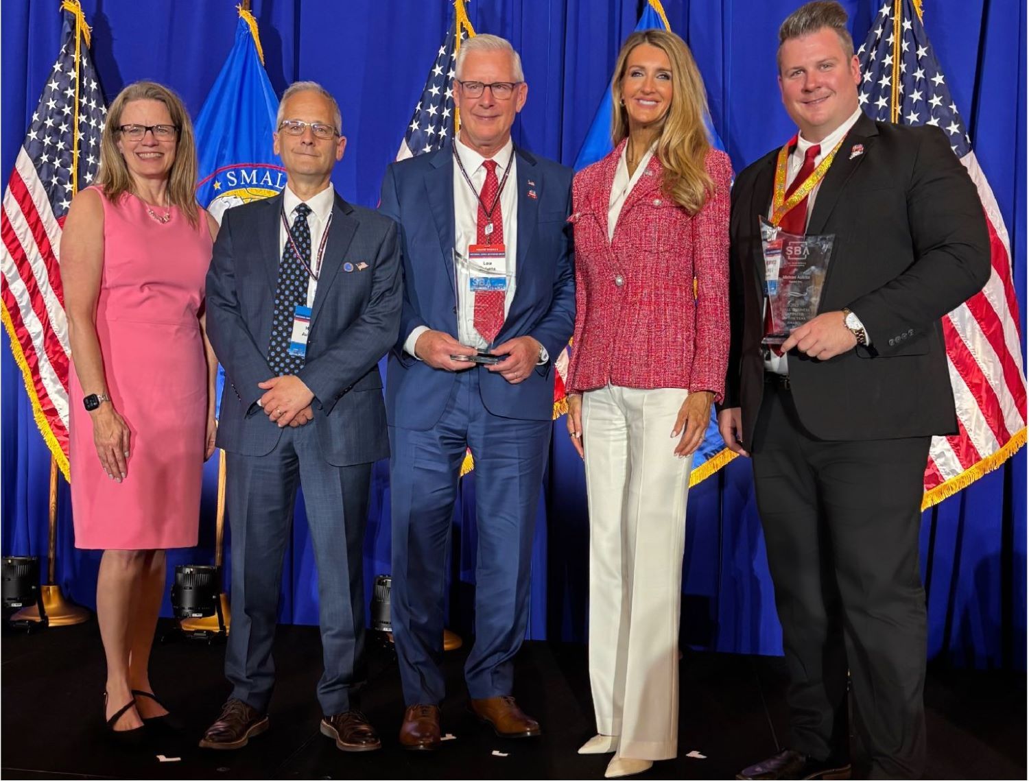 Bauer executives and SBA administrator