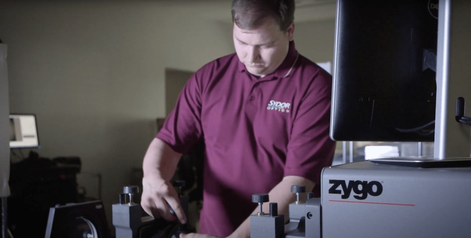 Sydor Optics' lab