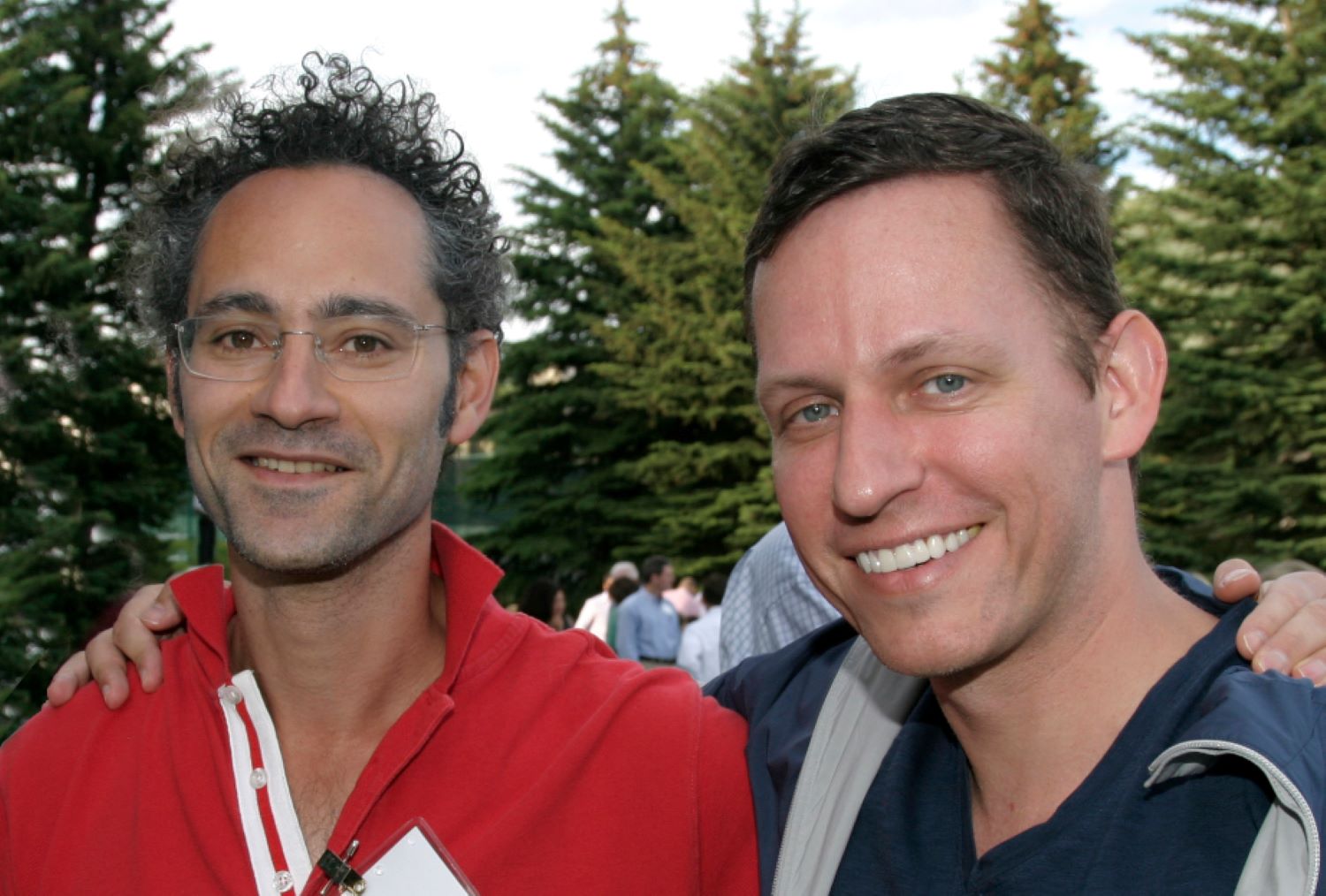Peter Thiel and Alex Karp