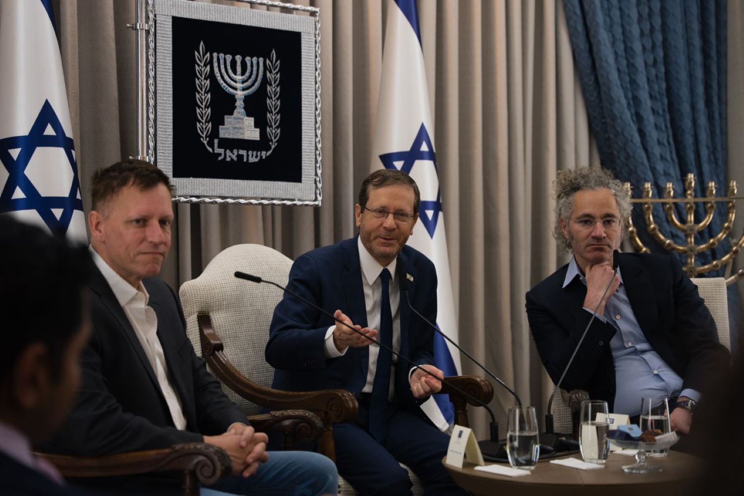 Palantir founders and Israel's governmental executive