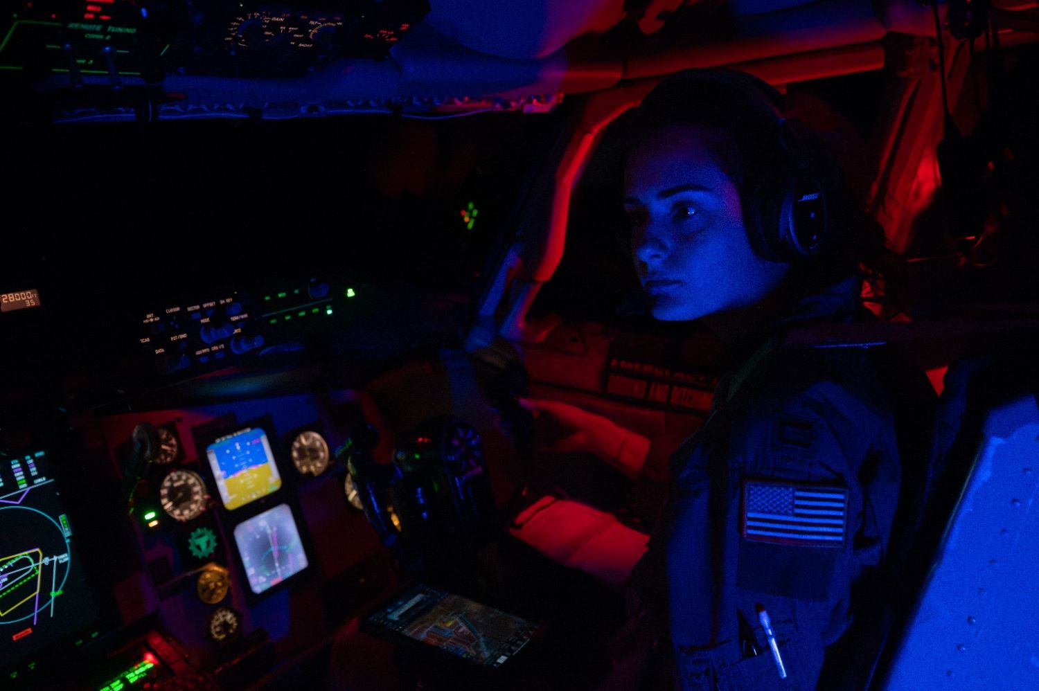 U.S. Air Force Captain Ariana Savino piloted an aircraft from the 117th Air Refueling Wing