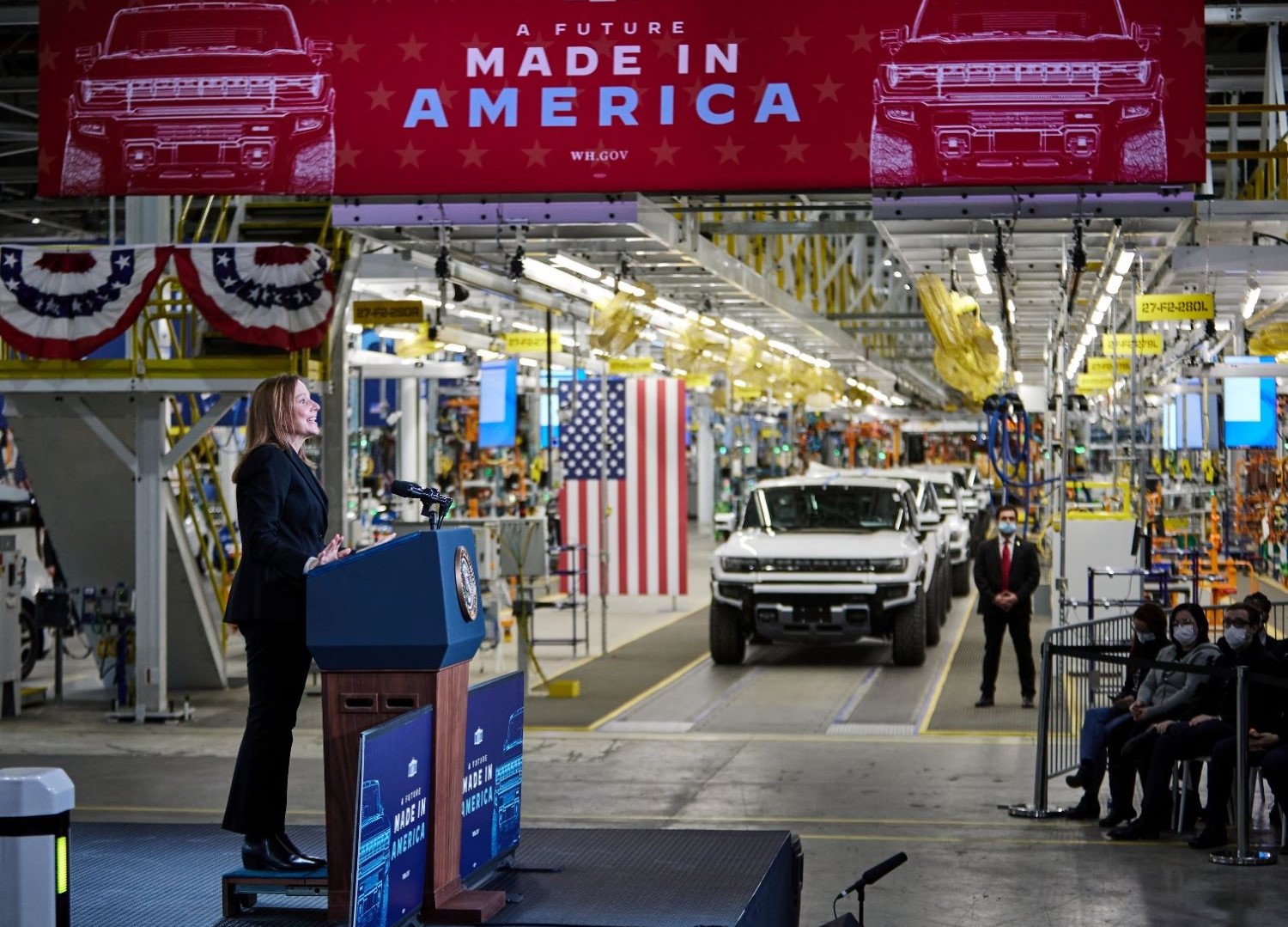 Mary Barra's in an event