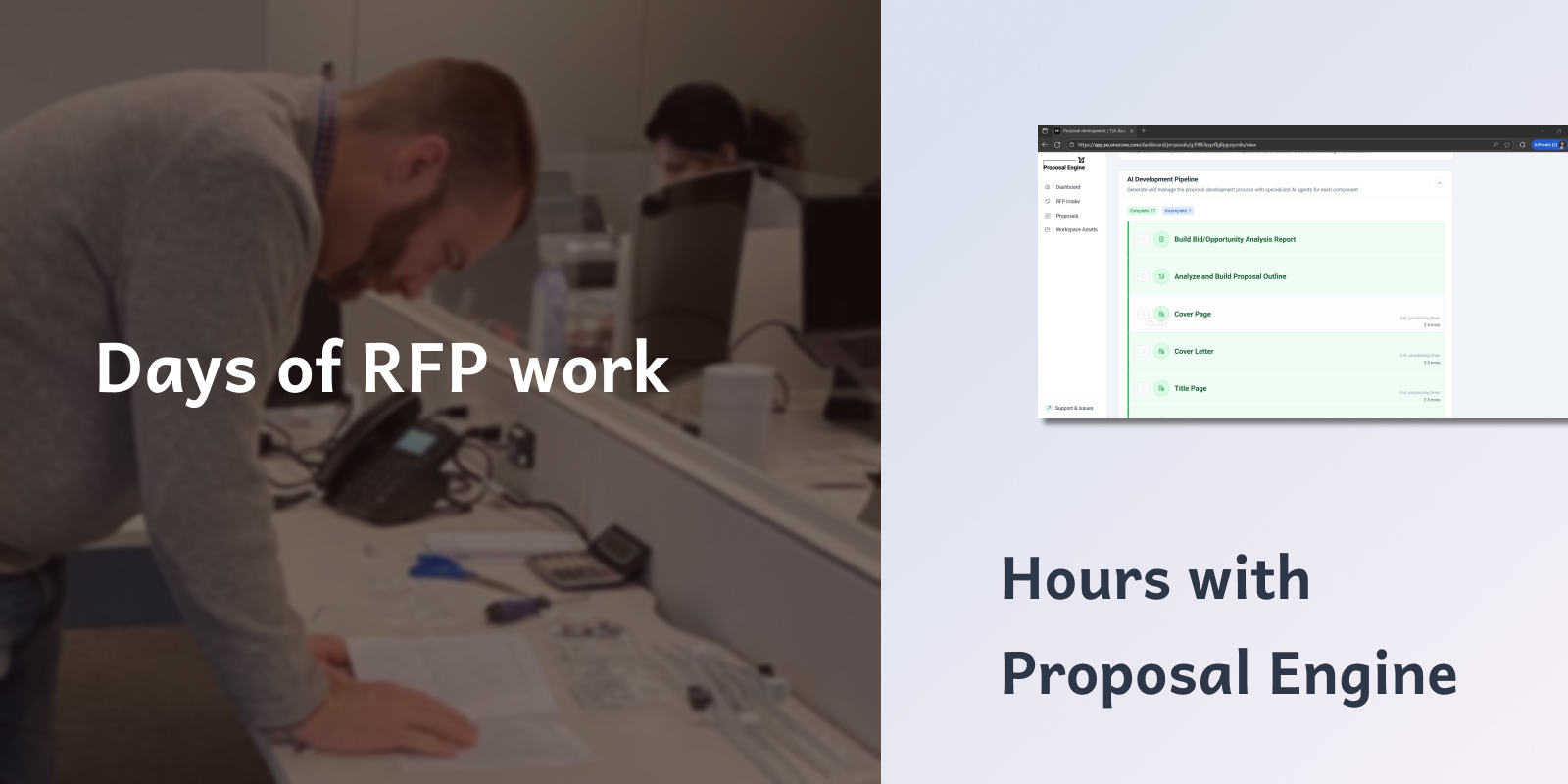 Proposal Engine and the solution